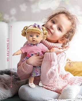Amazon.com: GAGAKU 13 Inch Baby Doll with Hair,Girl Baby